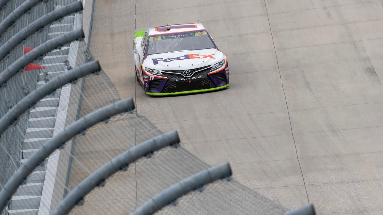 Speed racer: Hamlin goes nearly 205 mph at Talladega